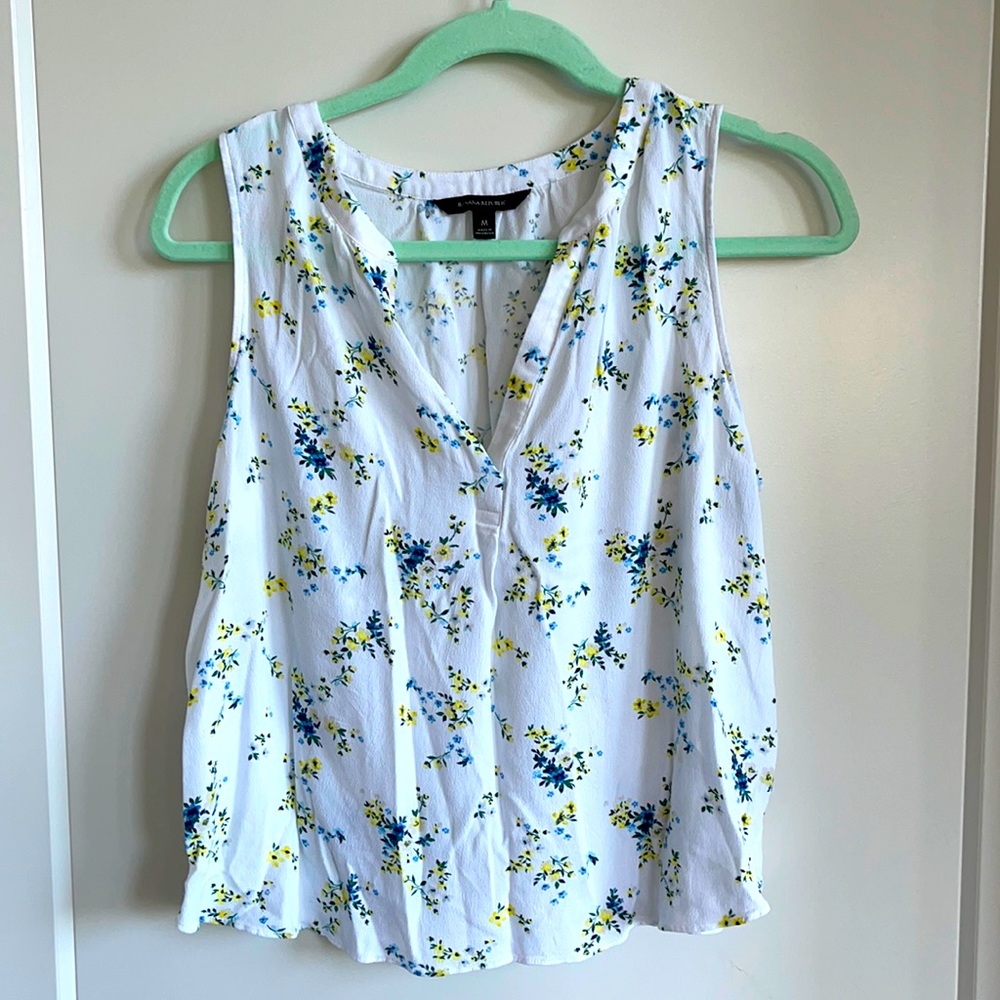Banana Republic Floral Tank Top